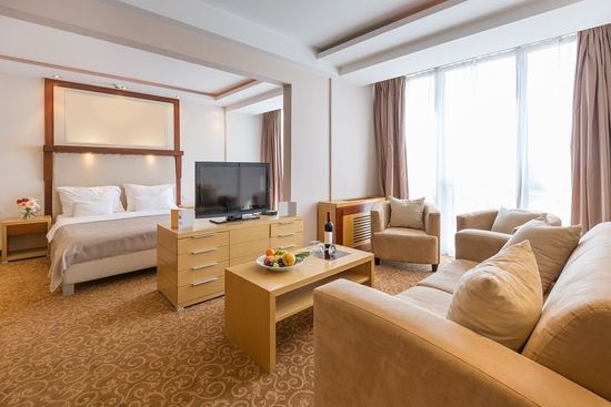 Stanza di un hotel appena pulito