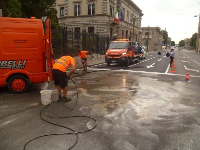 rimozione olio