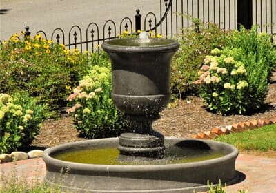 fountain water feature - landscape architecture in Tri-Cities VA & TN, Virginia & West Virginia