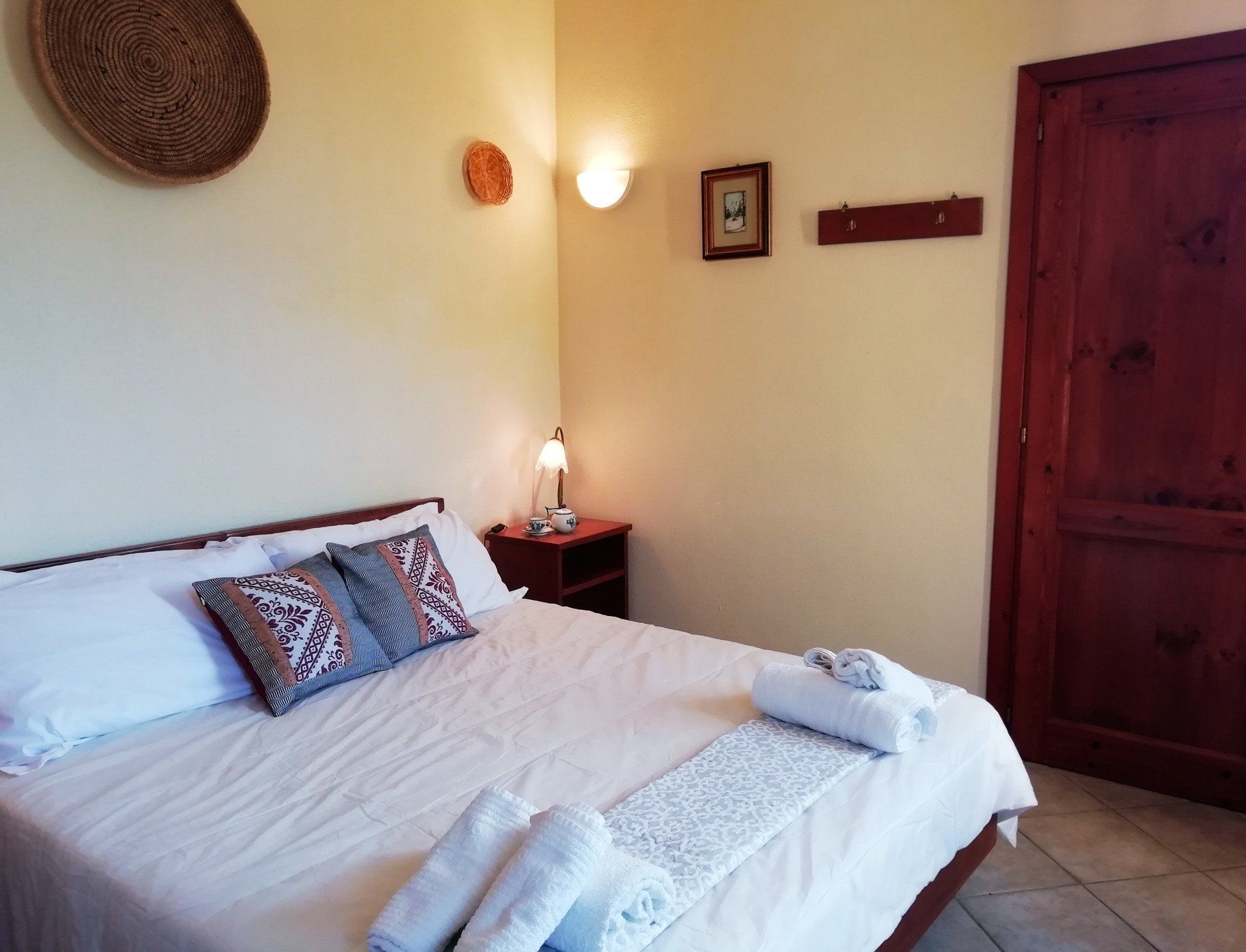 room with double bed