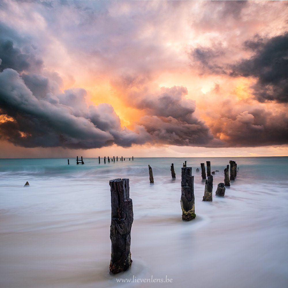Dramatic Clouds Storm in mexico