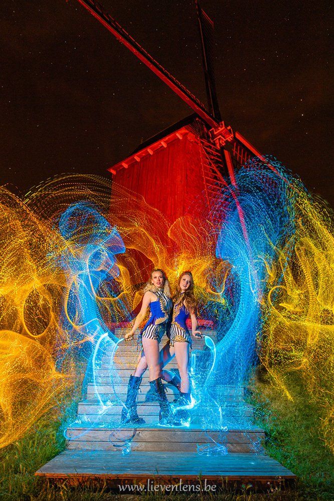 Lichtshow rustpunten in Maarkedal