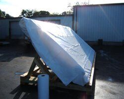 Lead door while wrapping - crating services in Tampa, FL Lead door while wrapping - crating services in Tampa, FL