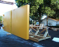 Yellow lead door - crating services in Tampa, FL Yellow lead door - crating services in Tampa, FL