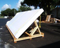 Lead door wrapped - crating services in Tampa, FL Lead door wrapped - crating services in Tampa, FL