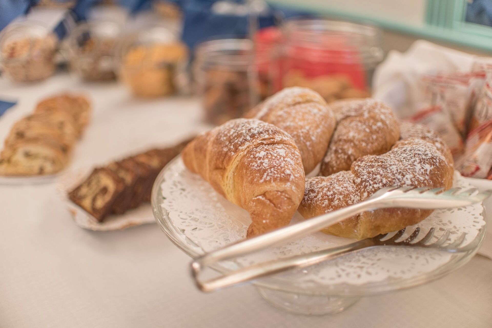 Brioches e dolci freschi