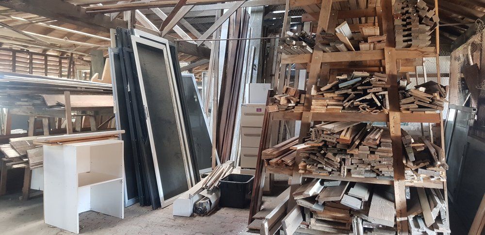window frames and wood