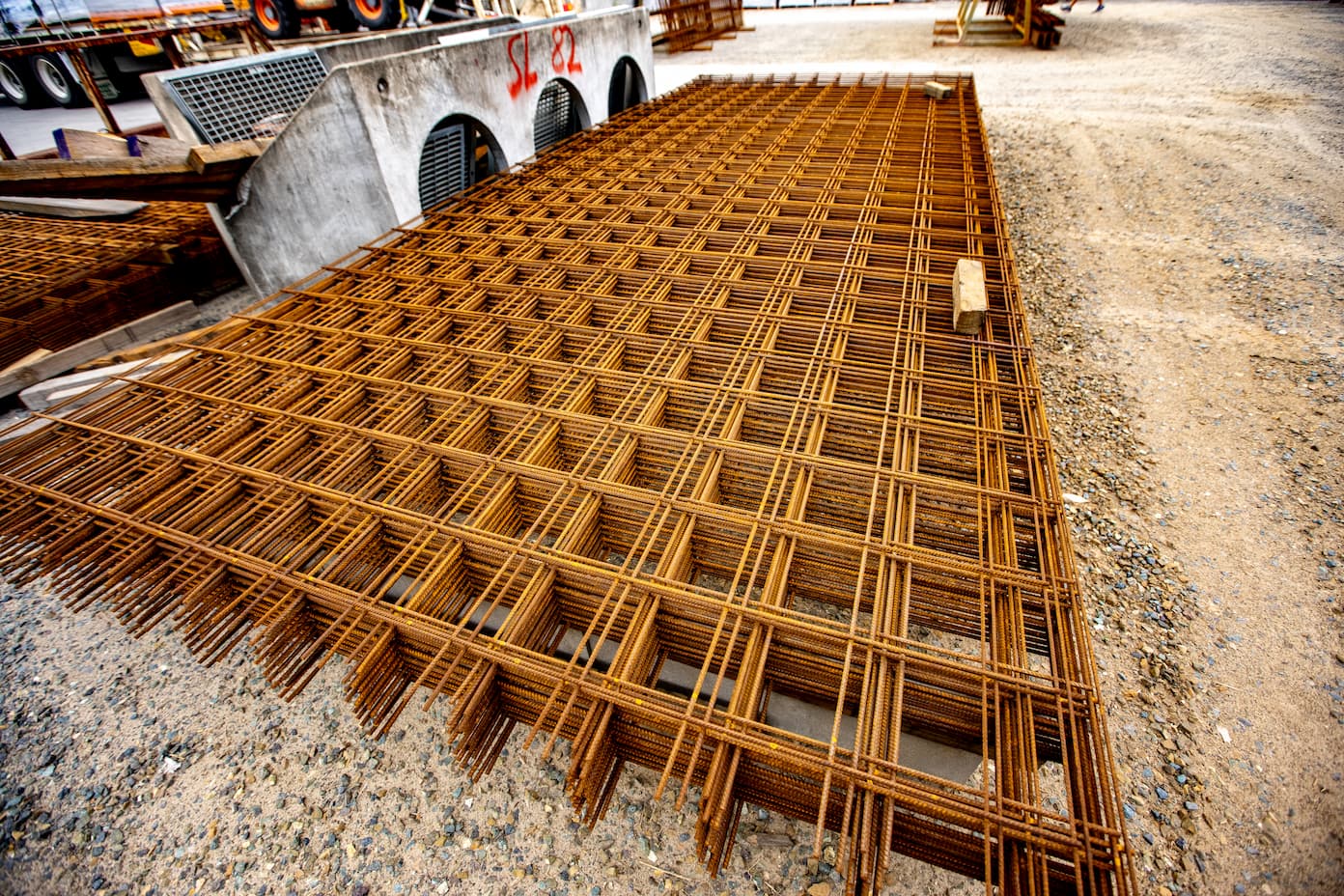 Precast Metal Mesh — Cannonvale Concrete Products in Cannonvale, QLD