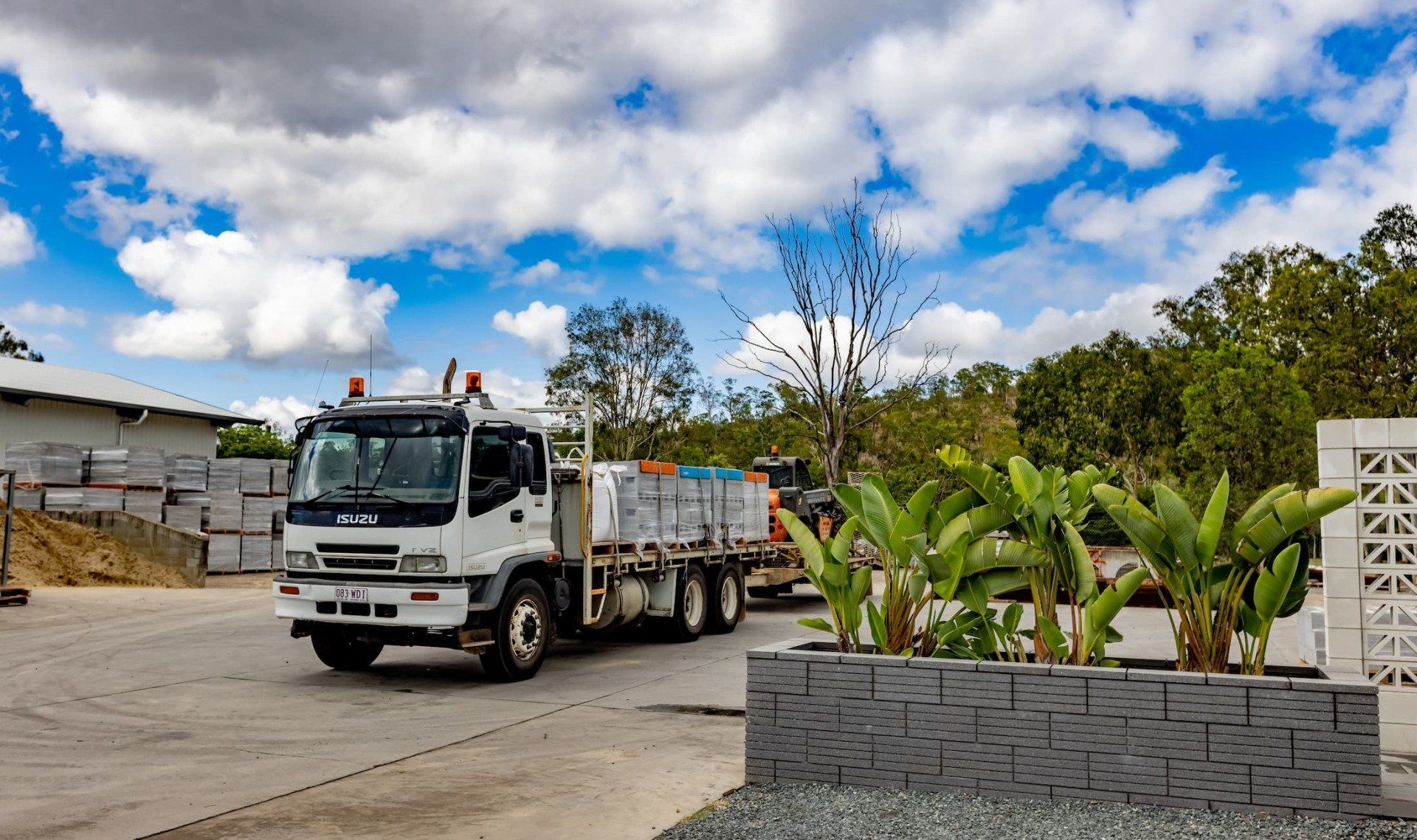Delivery Truck — Cannonvale Concrete Products in Cannonvale, QLD