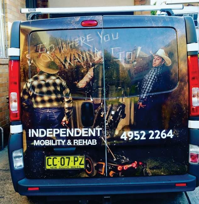 One Way Combo Print — Vehicle Signage, Wraps, Printing, Graphics in Newcastle, NSW