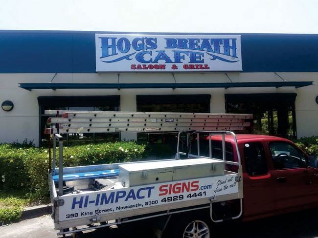 Hogs Breath Cafe — 3d Signage, LED Signage, Business Signs, Signage in Newcastle, NSW Hogs Breath Cafe — 3d Signage, LED Signage, Business Signs, Signage in Newcastle, NSW