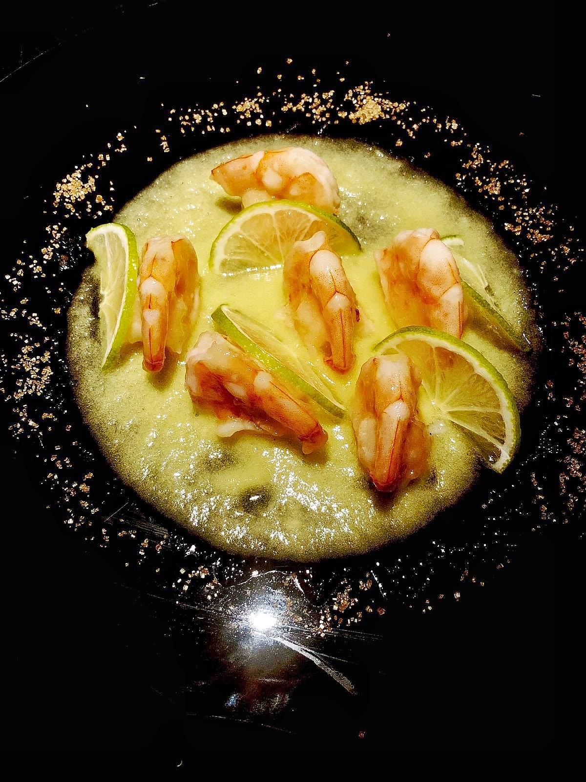 Zuppa con gamberi