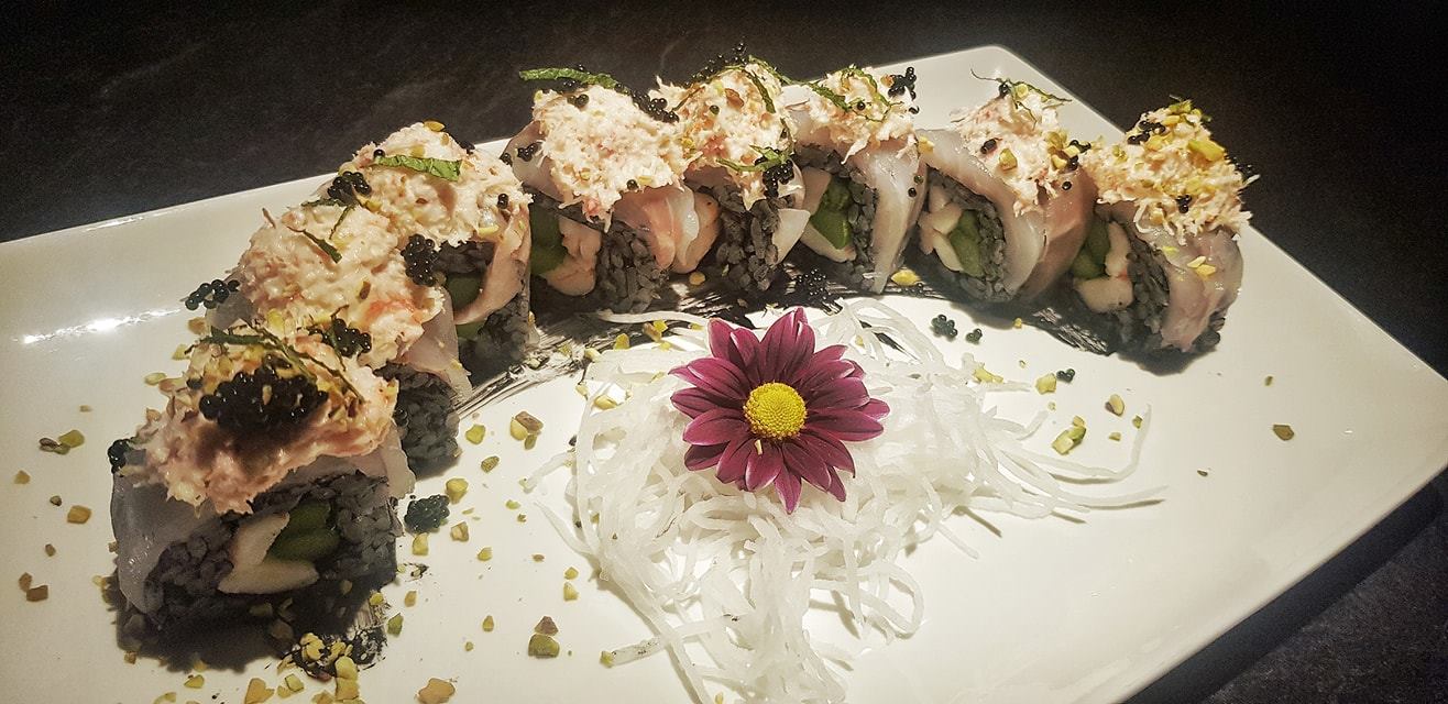 Sushi e fiore