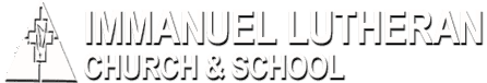 The logo for immanuel lutheran church and school