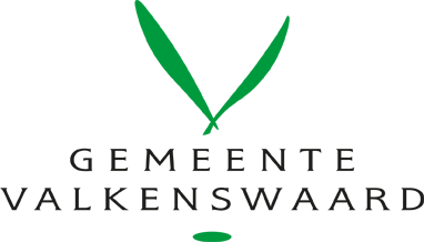 Een logo voor een bedrijf genaamd gemene valkenwaard