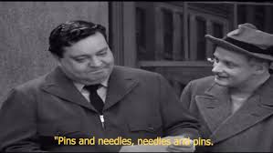 Ralph Kramden using self talk to manage his anger Honeymooners - Pins and Needles