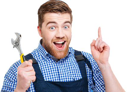 Plumber Holding A Wrench