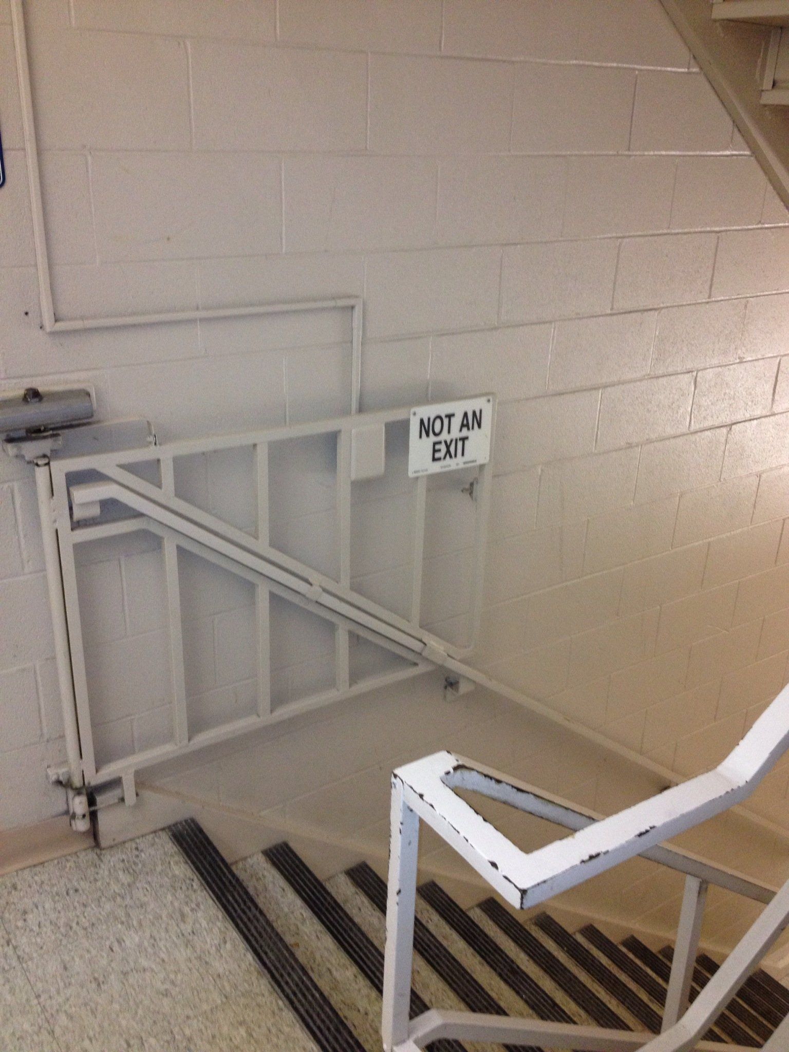 No Exit Sign — Chicago, IL — Bravura Facility Management, LLC