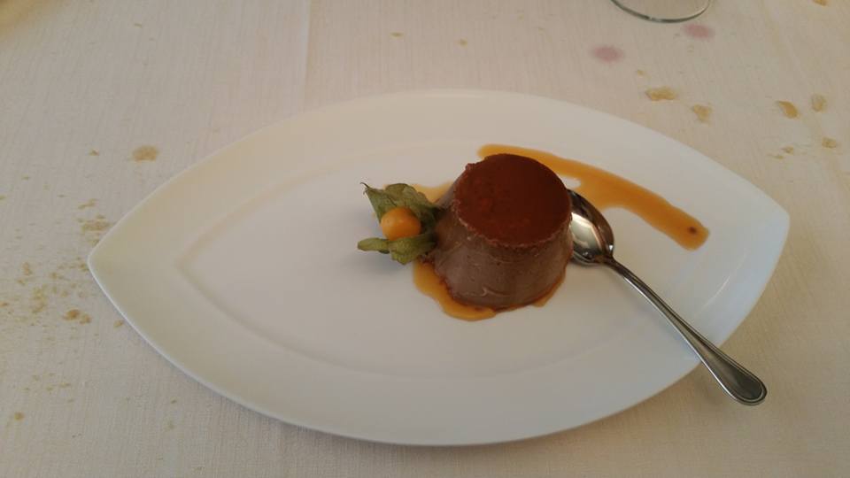 budino al cioccolato e nocciole