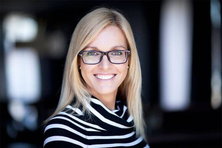Blonde woman wearing glasses - Eye Doctor in Holiday, FL Blonde woman wearing glasses - Eye Doctor in Holiday, FL