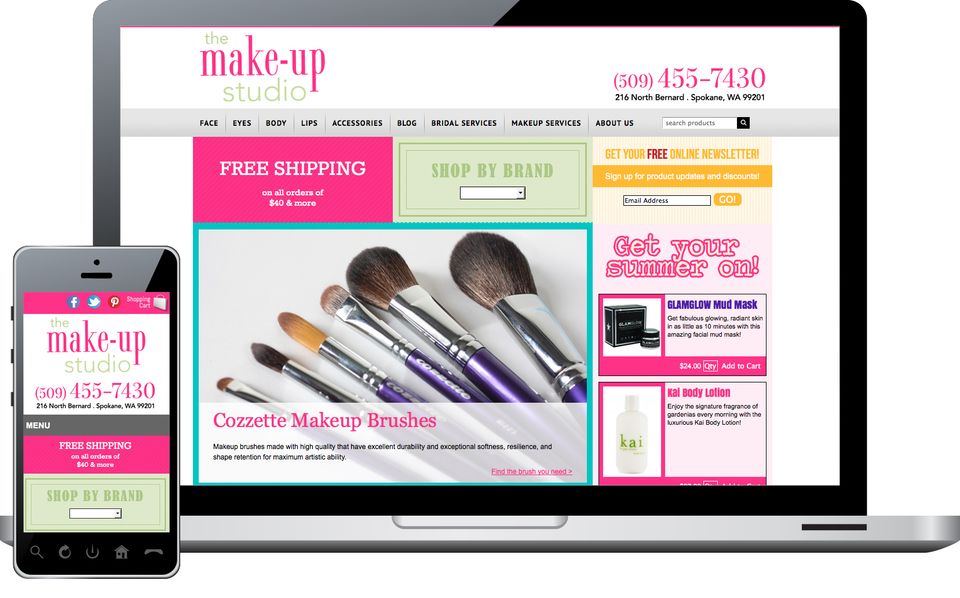 A Responsive Website is a site that is designed to look good on multiple platforms