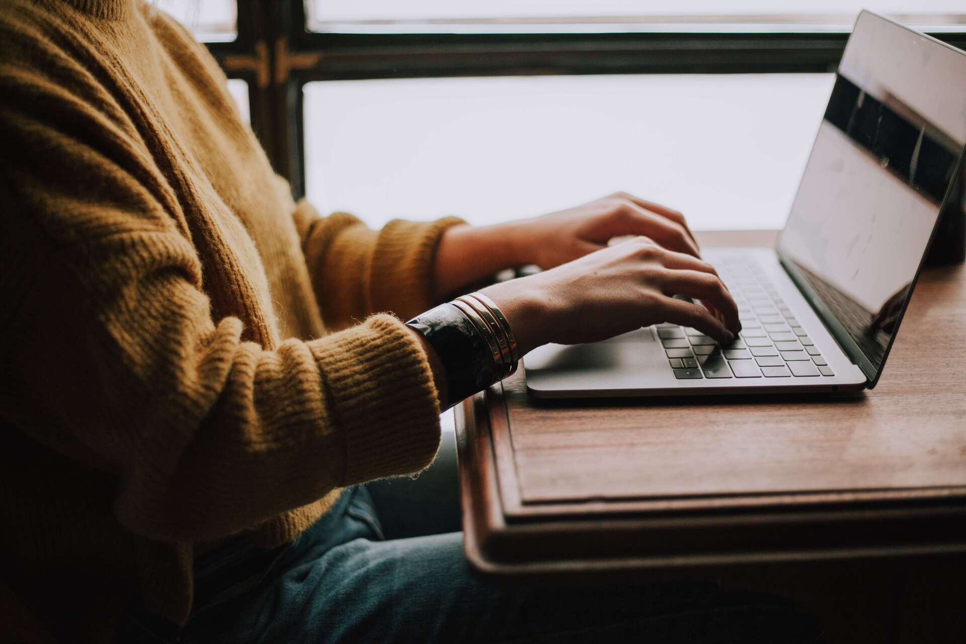 Newtown CT Funeral Home - Person on Computer - Planning Ahead