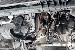 Electrical — Lifted Automobile at Repair Service Station in Lafayette, IN