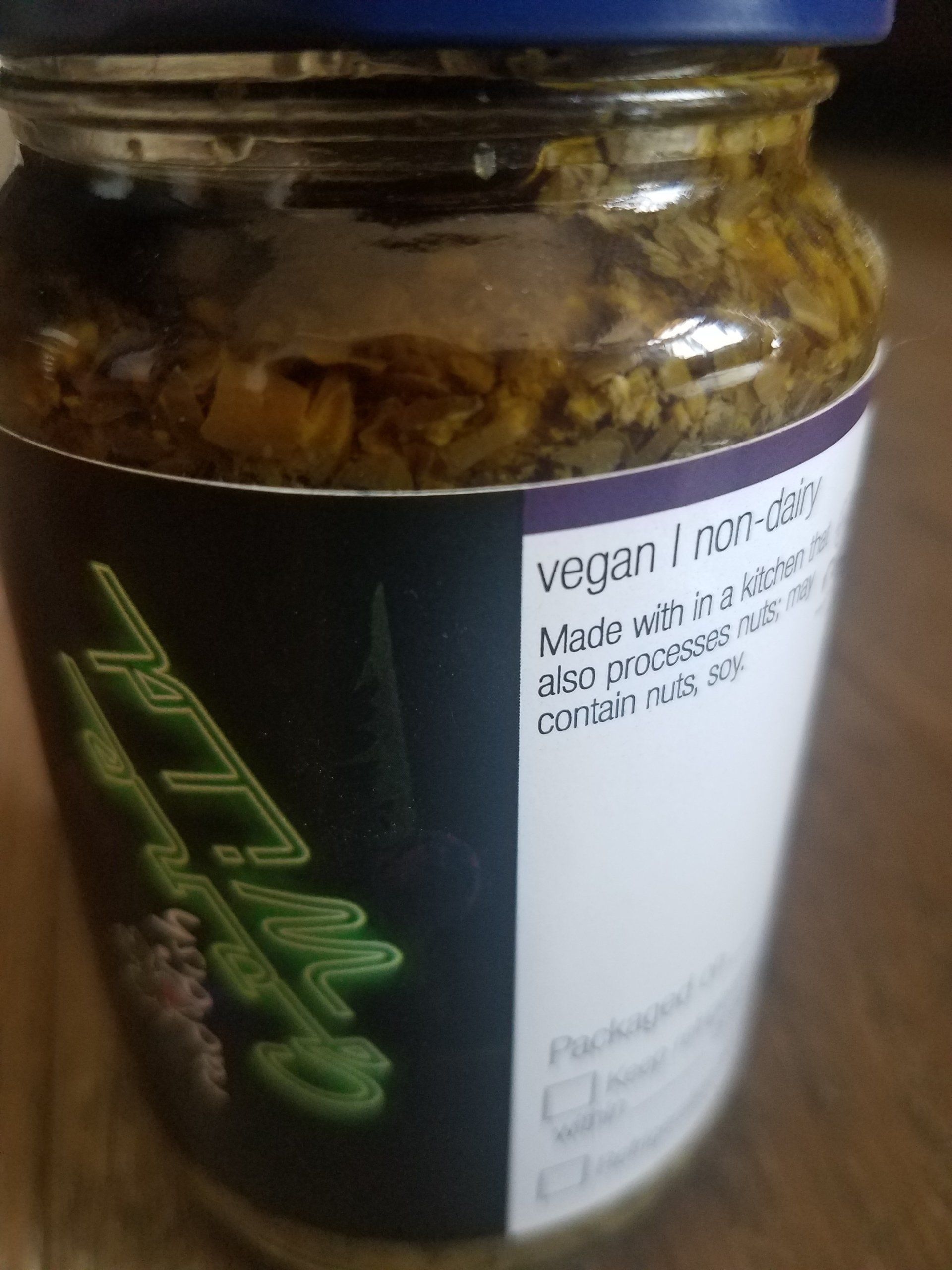 Product label with custom logo