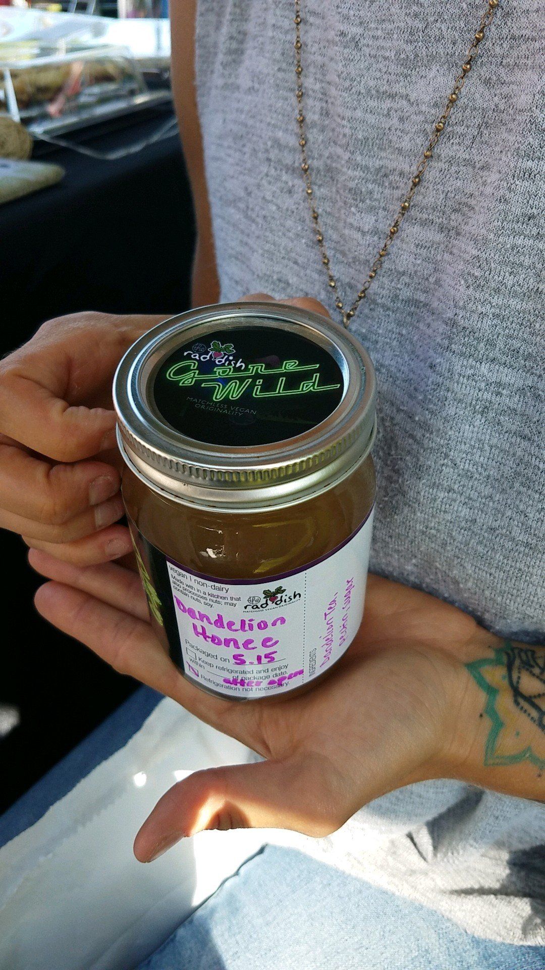 Product label with custom logo