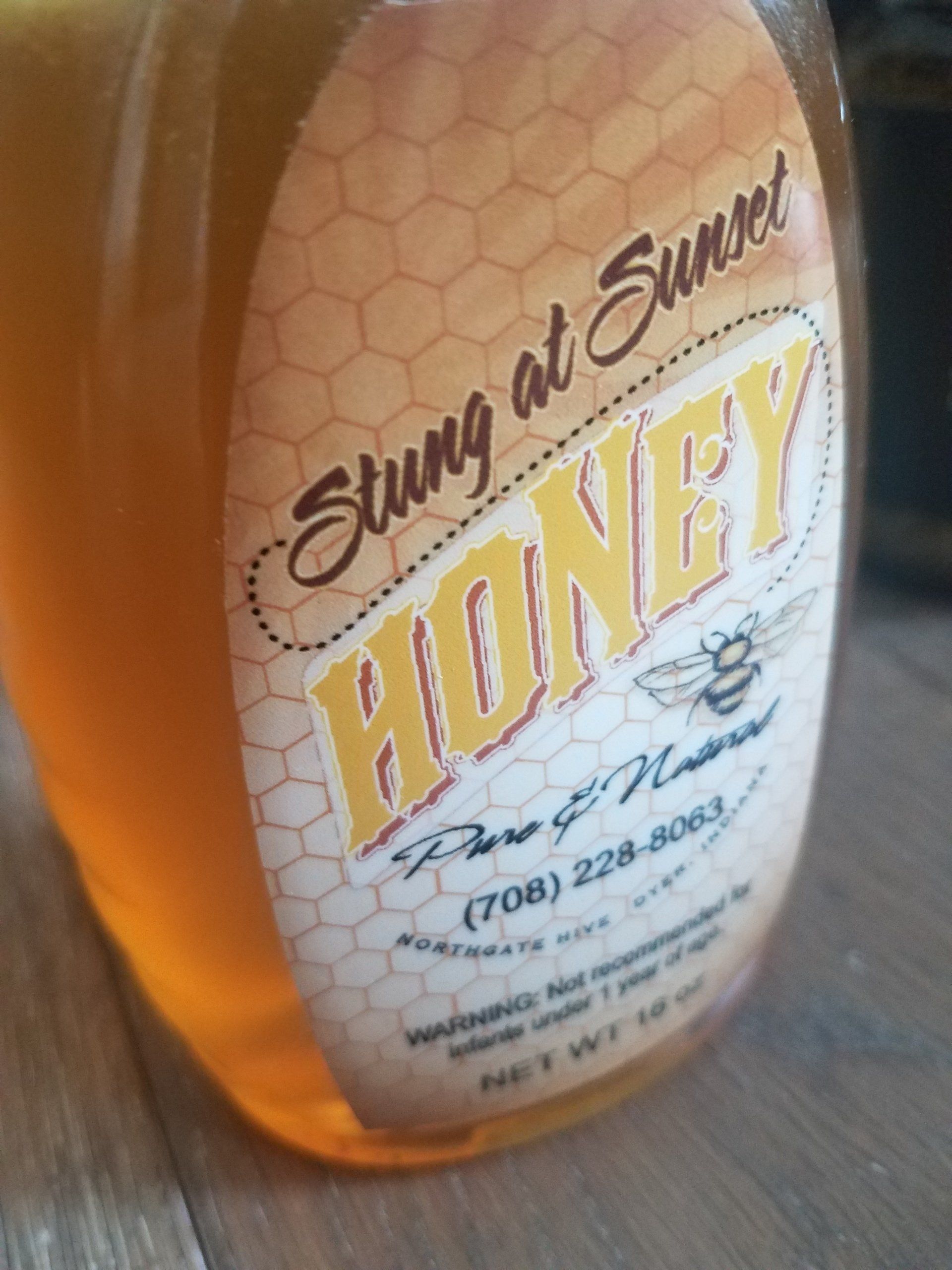 Product label with custom logo