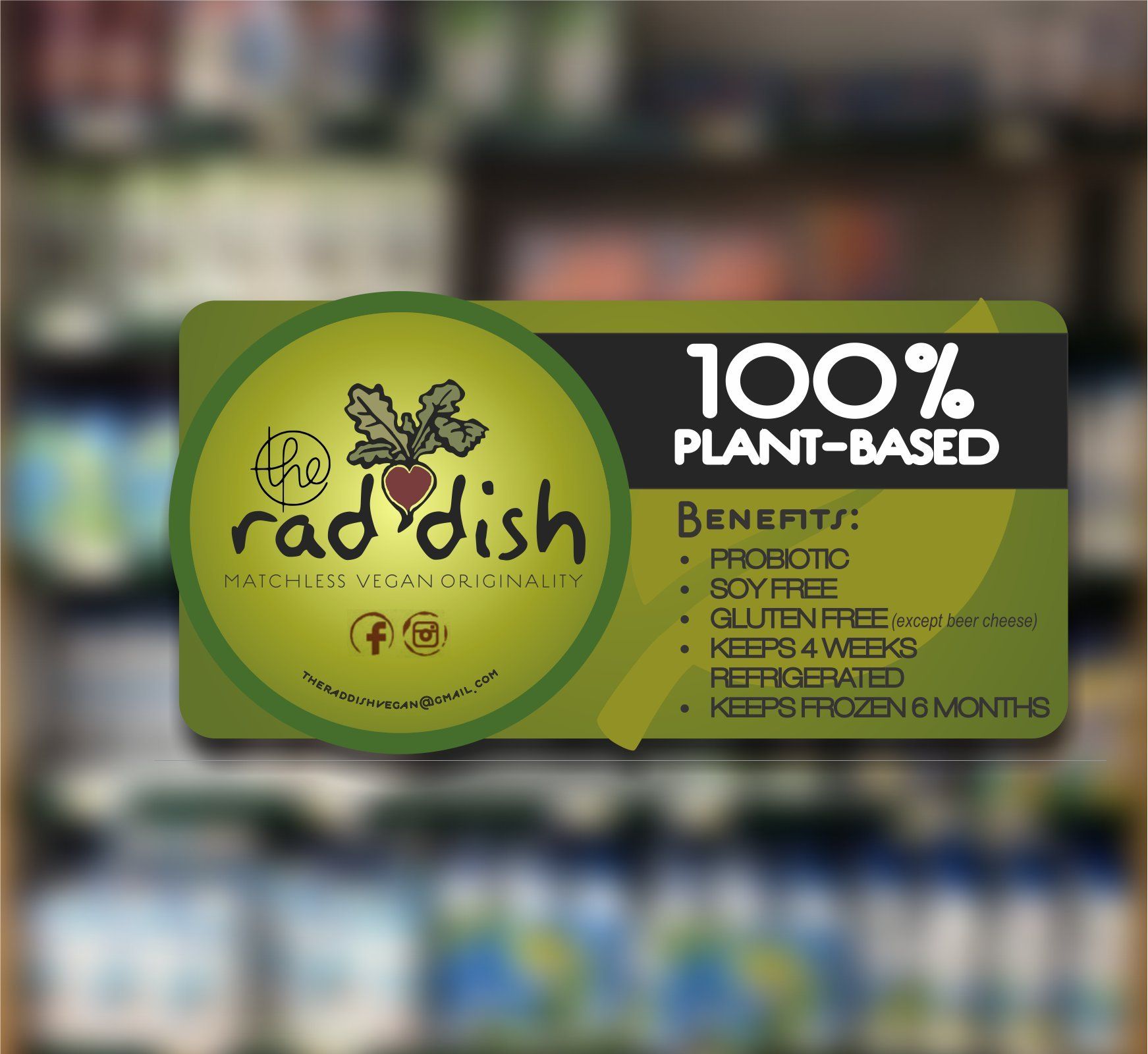Custom logo; Decal & shelf talker