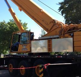 Worker Using Cranes — Hesperia, CA — KAT Cranes Worker Using Cranes — Hesperia, CA — KAT Cranes