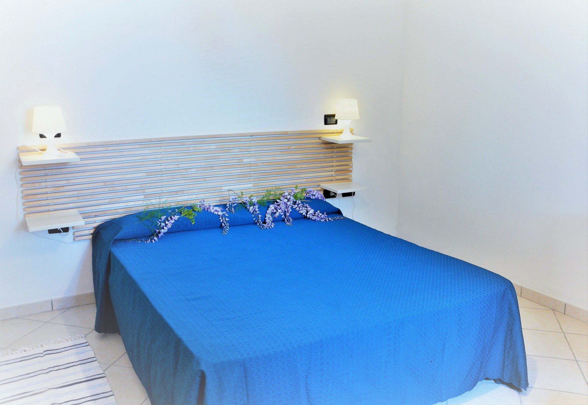 letto per due in camera matrimoniale