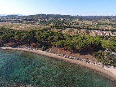 Spiaggia di Follonica vista aerea
