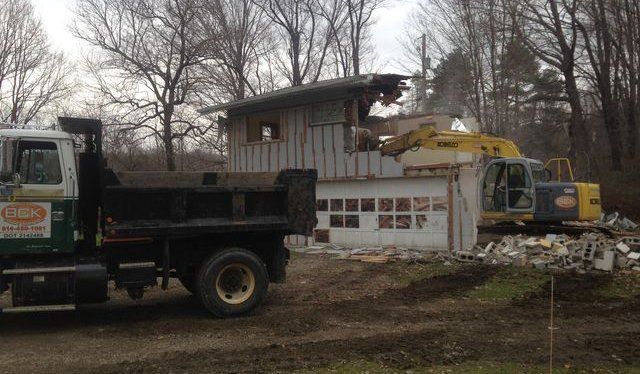 House Demolition — Cranesville, PA — Brandon C. Kennedy Construction & Excavating
