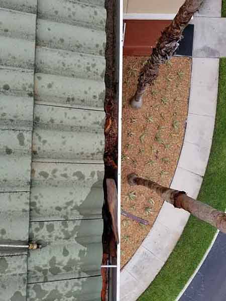 Gutter top shot - Roof a cide in Seffner, FL