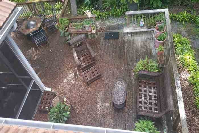 Before Cleaning the Patio — Pressure Washing in Tampa Bay, FL