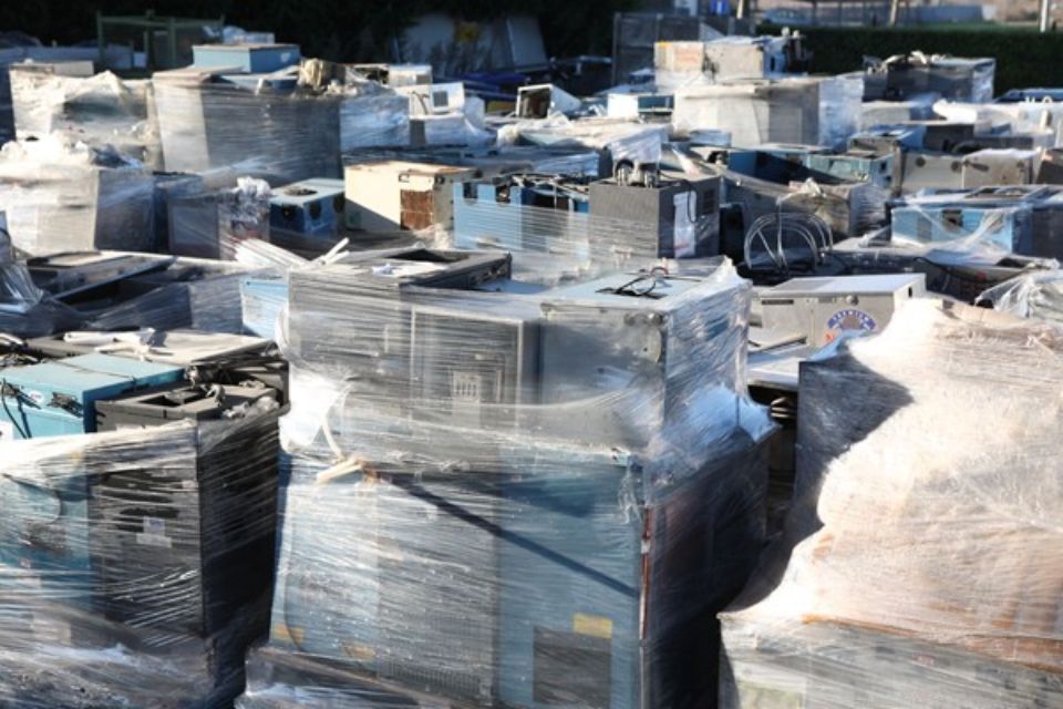 Rifiuti nel cellophane