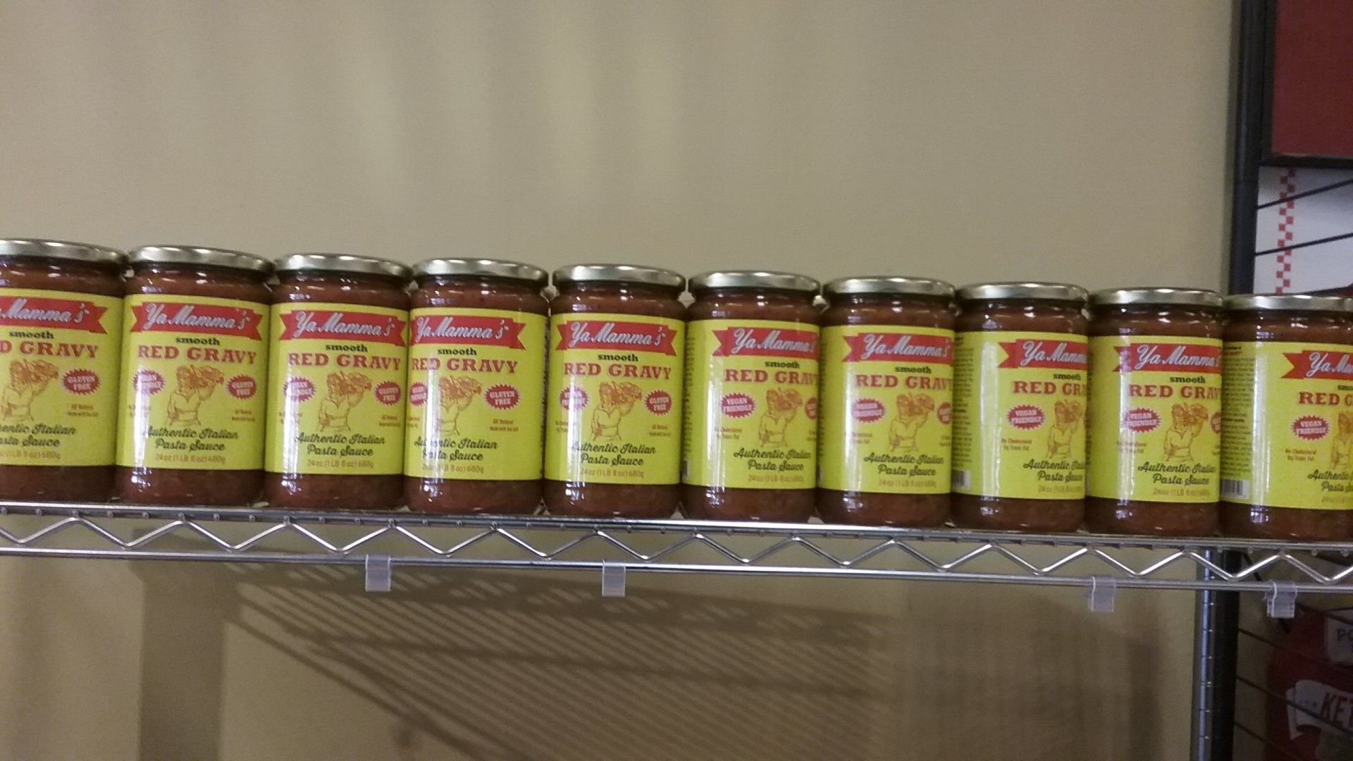 Sauces on the shelf