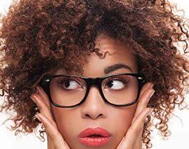 Women's Eyewear — Portrait of Young Girl Wearing a Glasses with Thick Frames in San Rafael, CA Women's Eyewear — Portrait of Young Girl Wearing a Glasses with Thick Frames in San Rafael, CA