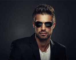 Safety Lenses — Portrait of Men Wearing a Sunglasses in San Rafael, CA Safety Lenses — Portrait of Men Wearing a Sunglasses in San Rafael, CA