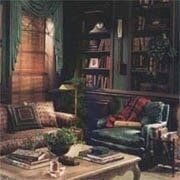A living room filled with furniture and a coffee table.