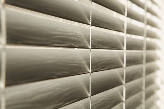 Blinds — Close Up of Home Blind Window in Los Angeles, CA