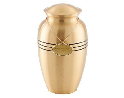 Cremation urn bronze