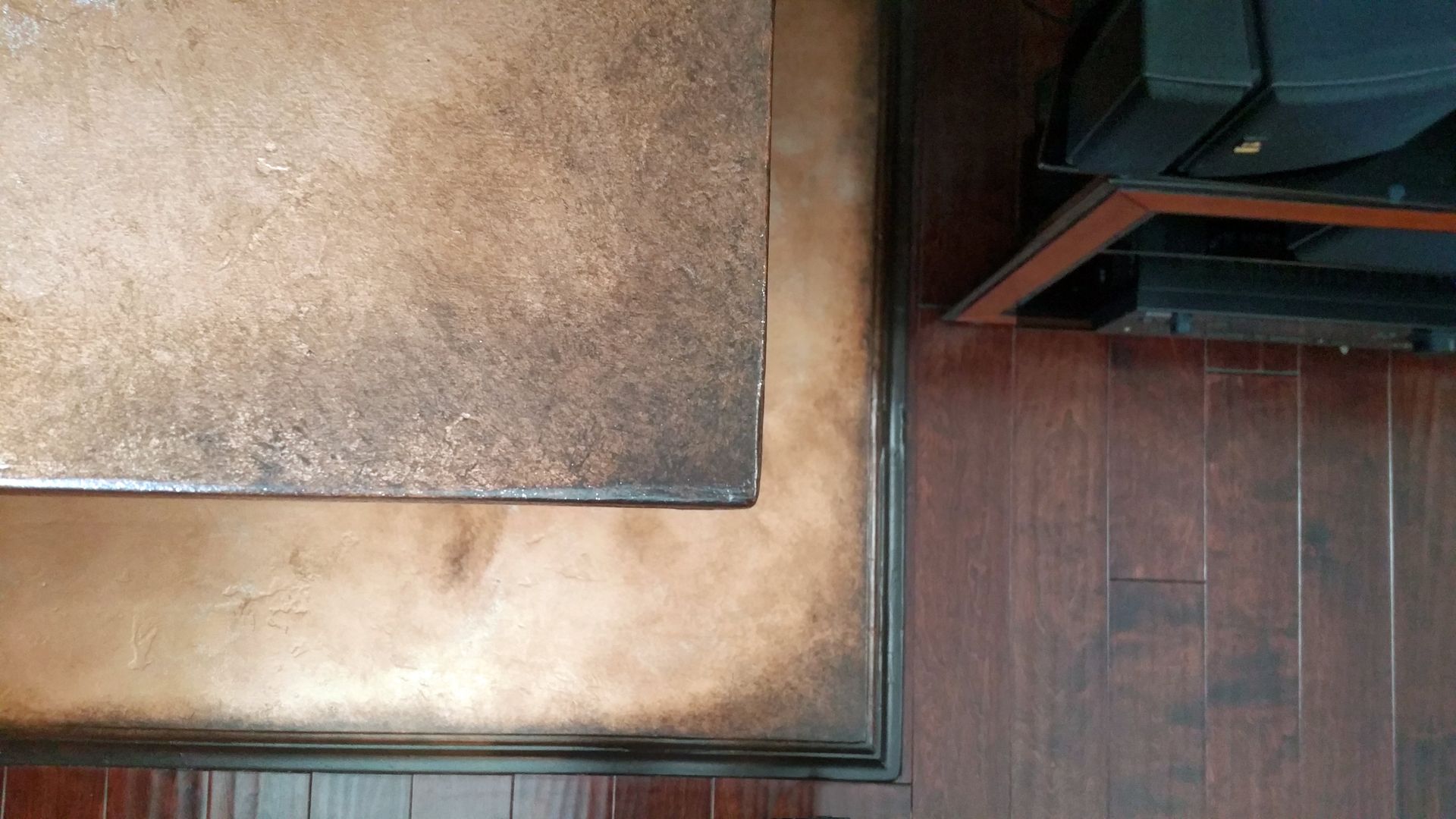 fireplace, copper painting, antique painting