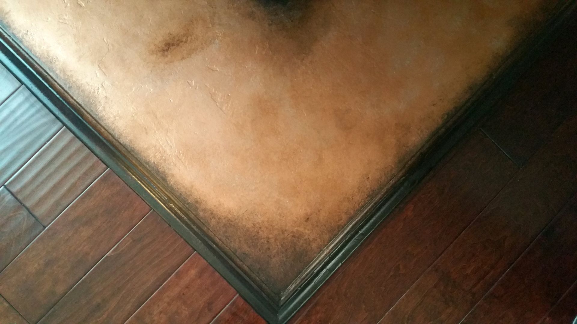 fireplace, copper painting, antique painting