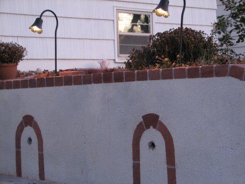 retaining wall overlay, concrete overlay, brick look