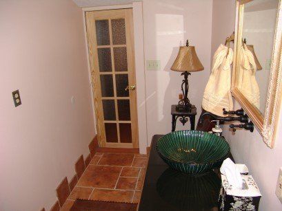 bathroom remodel, concrete overlay, painting