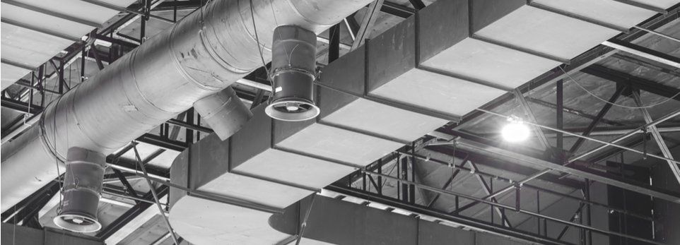 sistema di riscaldamento industriale ben isolato