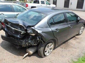 Before Damaged Honda Car — Dover, OH — Cua Refinishing Co.